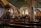 Guimiliau, church, interior